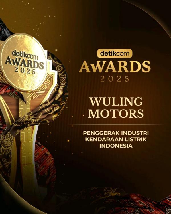 Wuling Indonesia Dinobatkeun 2025 'Perusahaan Terkemuka di Industri Kendaraan Listrik Indonesia